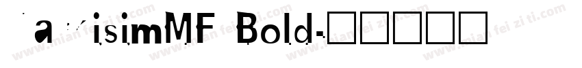 NarkisimMF Bold字体转换